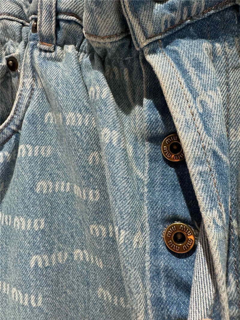 M1um1u flower waist jeans