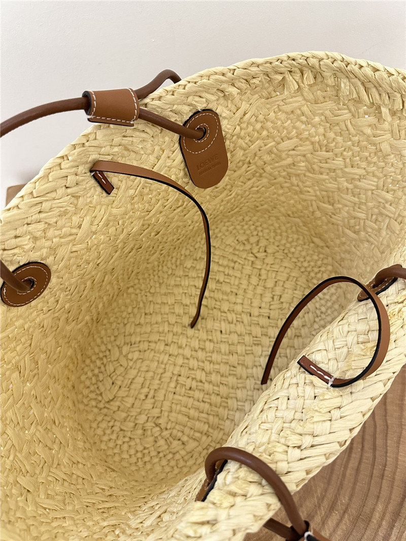 L0ew* anagram basket bag brown