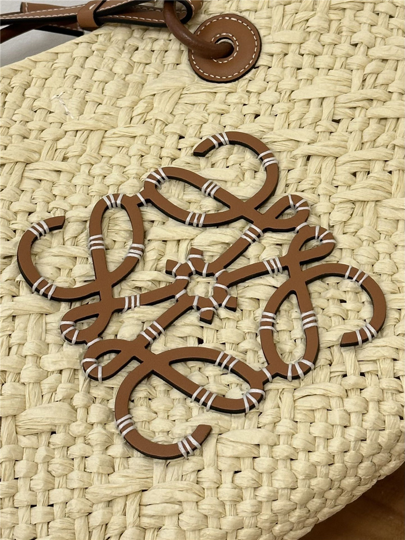 L0ew* anagram basket bag brown