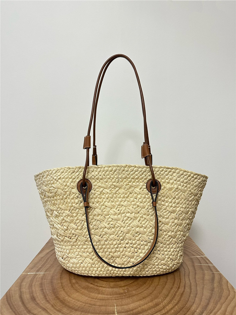 L0ew* anagram basket bag brown