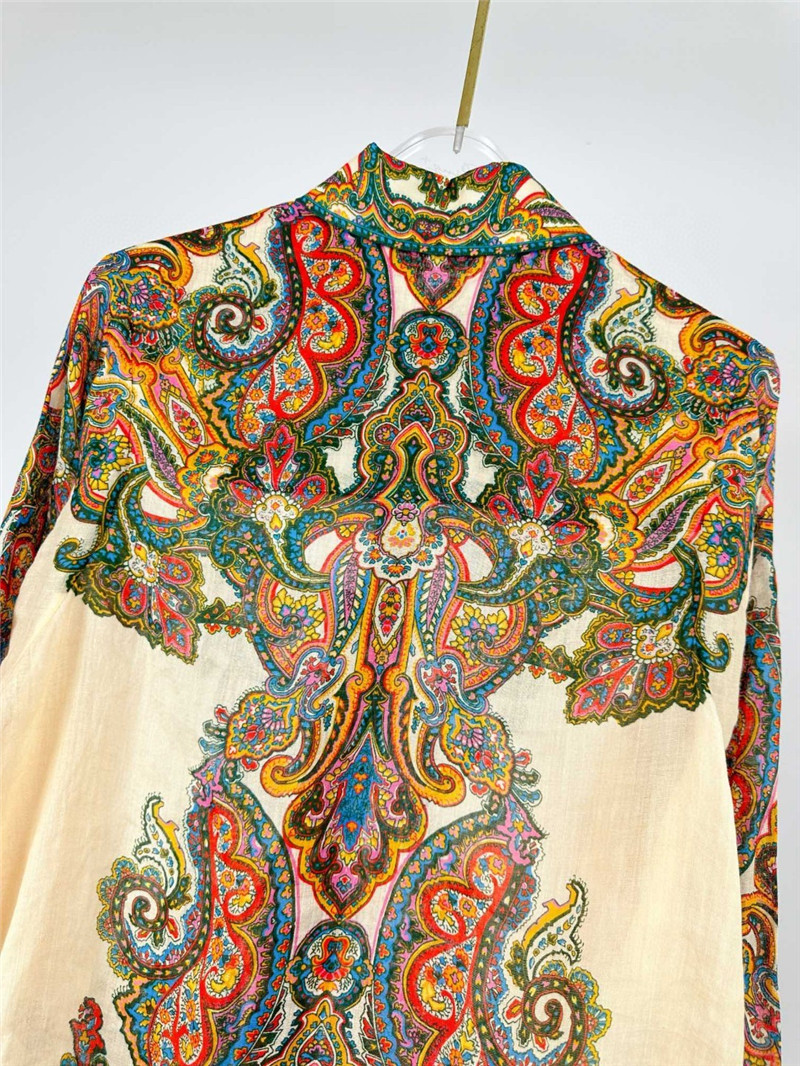 Zimm Ottie Paisley-print Shirt