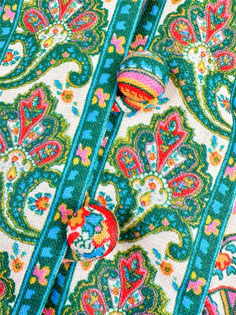 zimm V-neck lantern cuff dress