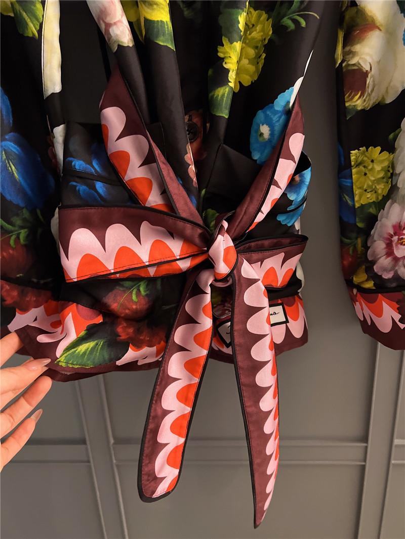 Dolce & Gabbana D&G Silk Print Top