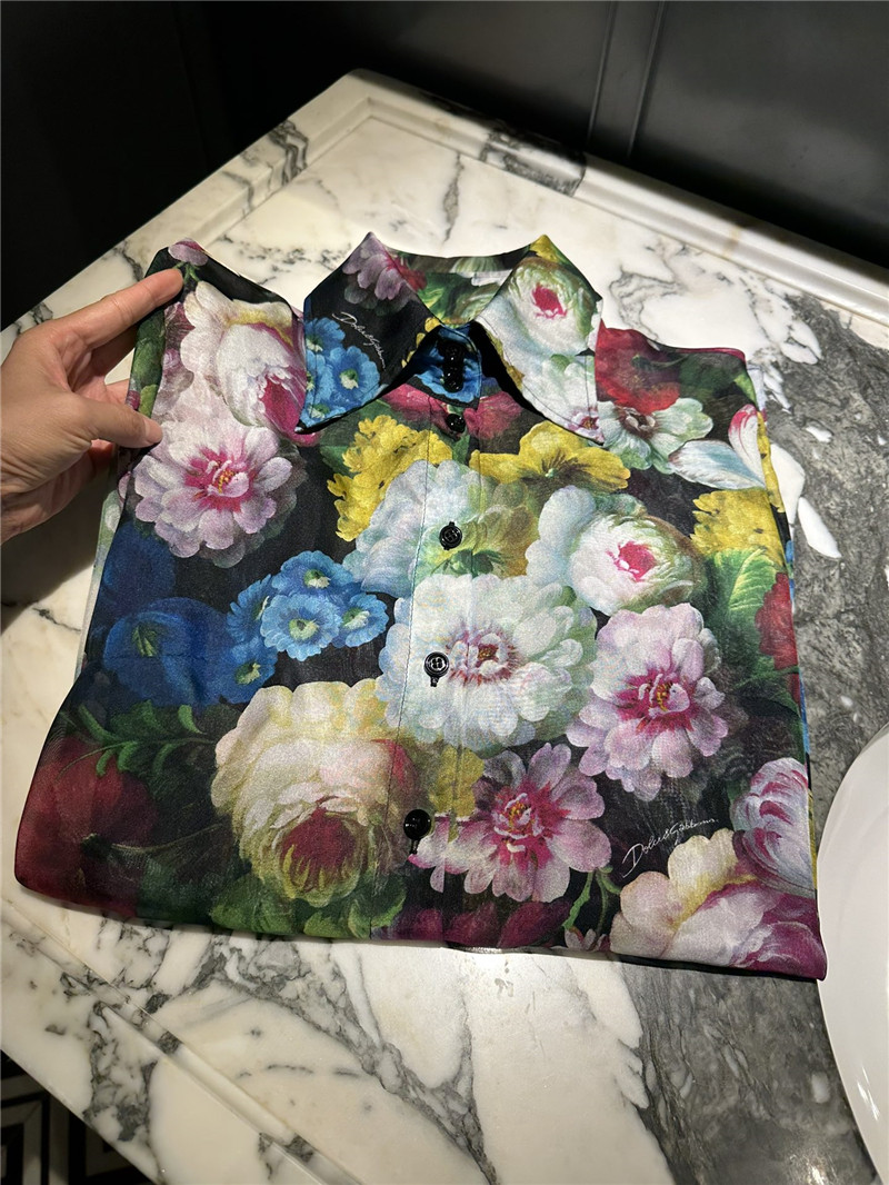 Dolce & Gabbana D&G silk printed shirt