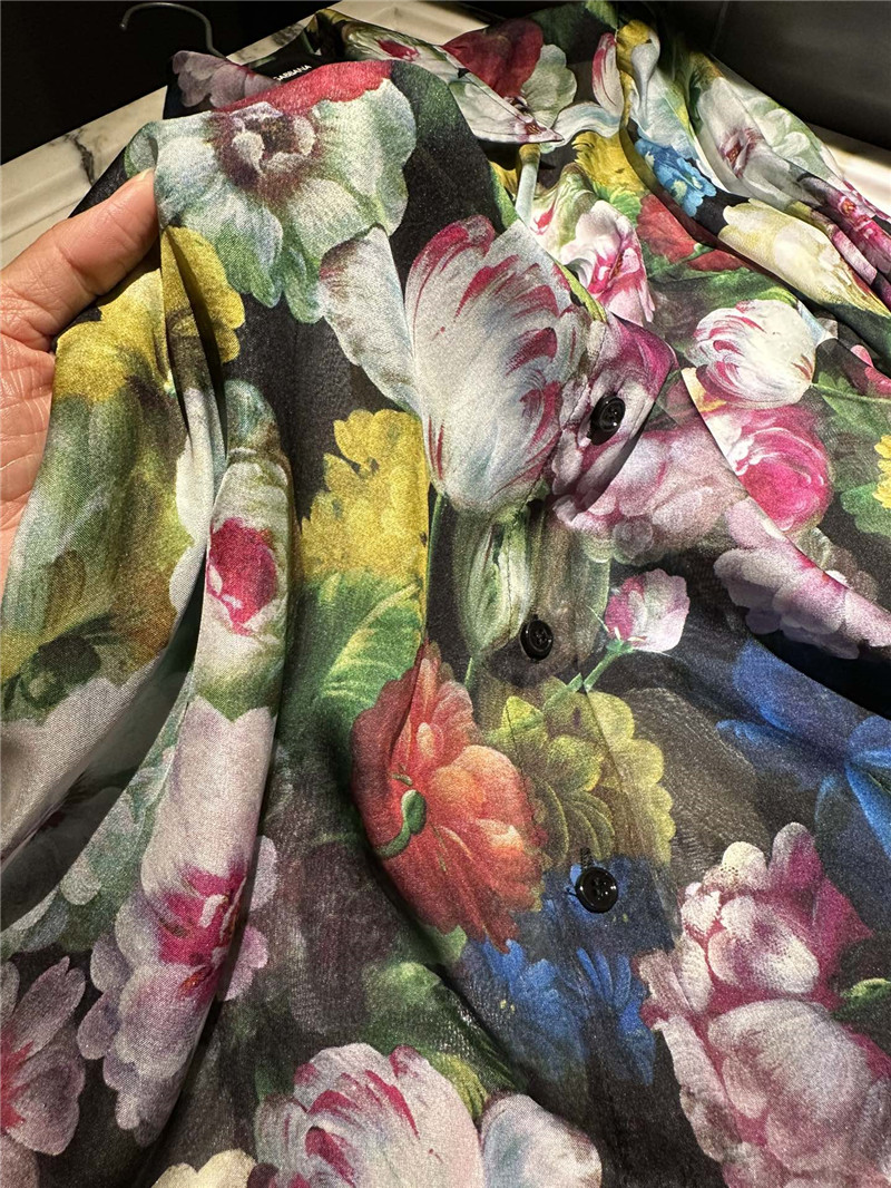 Dolce & Gabbana D&G silk printed shirt