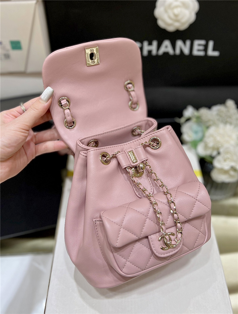 Ch**el duma backpack caviar pink