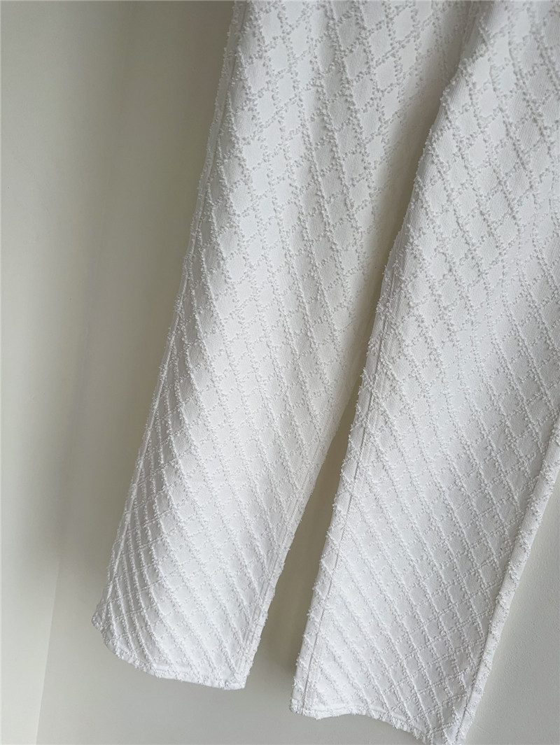 Miumiu embroidered jacquard straight leg jeans