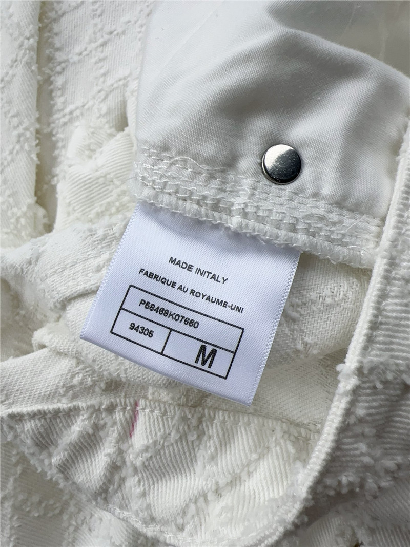 Miumiu embroidered jacquard straight leg jeans