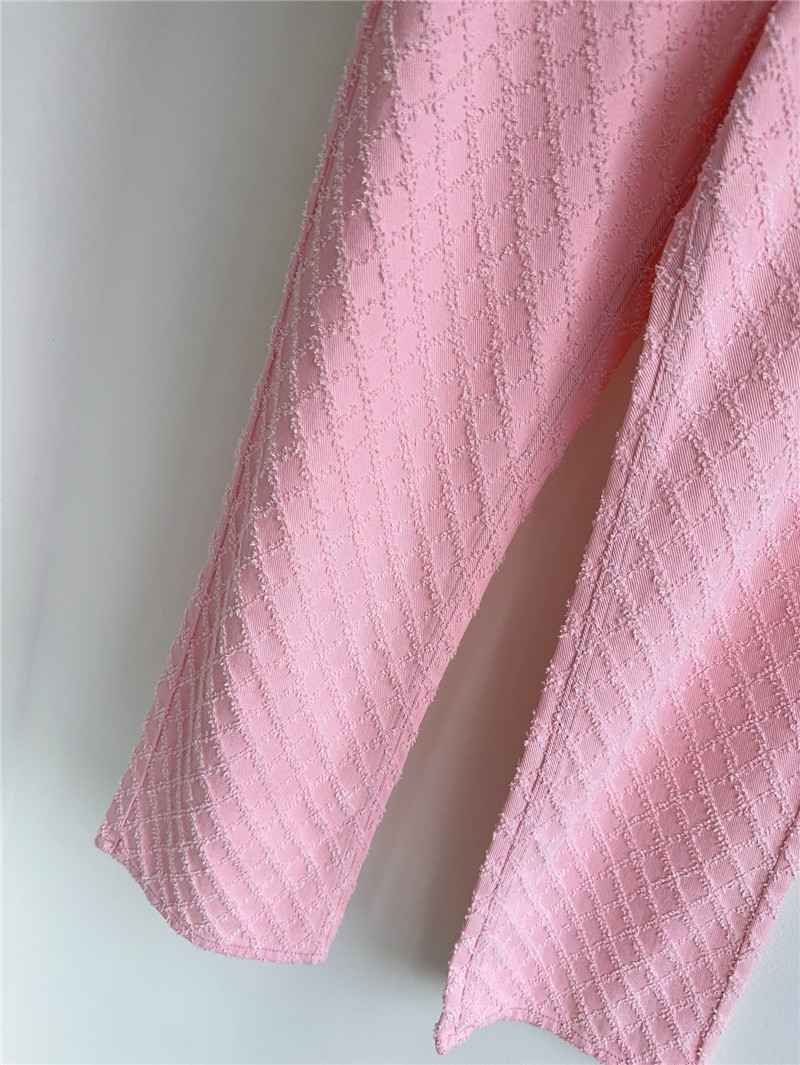 Miumiu embroidered jacquard straight leg jeans