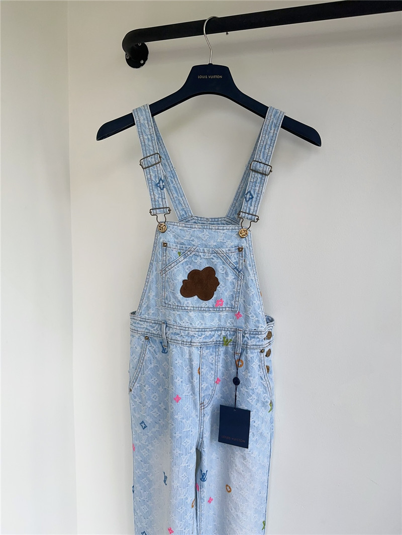 Louis Vuitton LV full logo bandage jeans