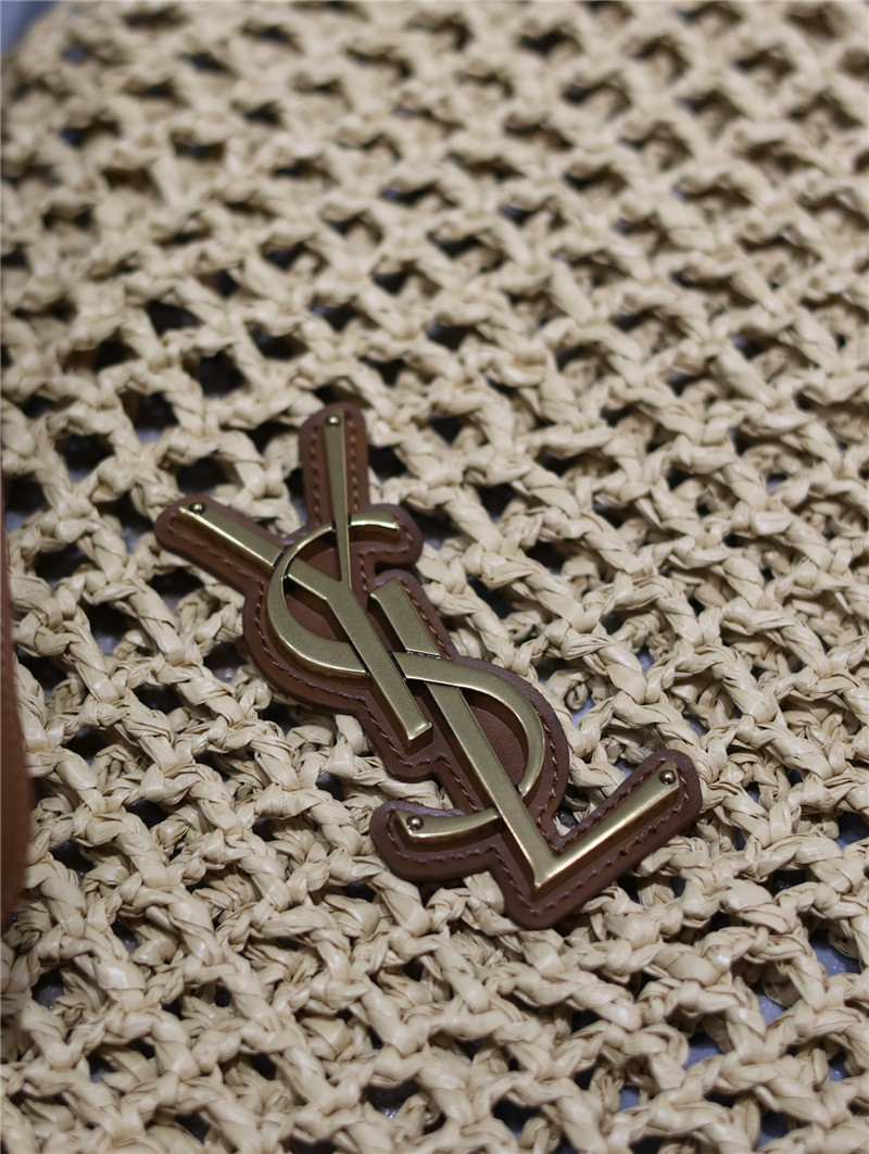 Y51 oxalis raffia shoulder bag