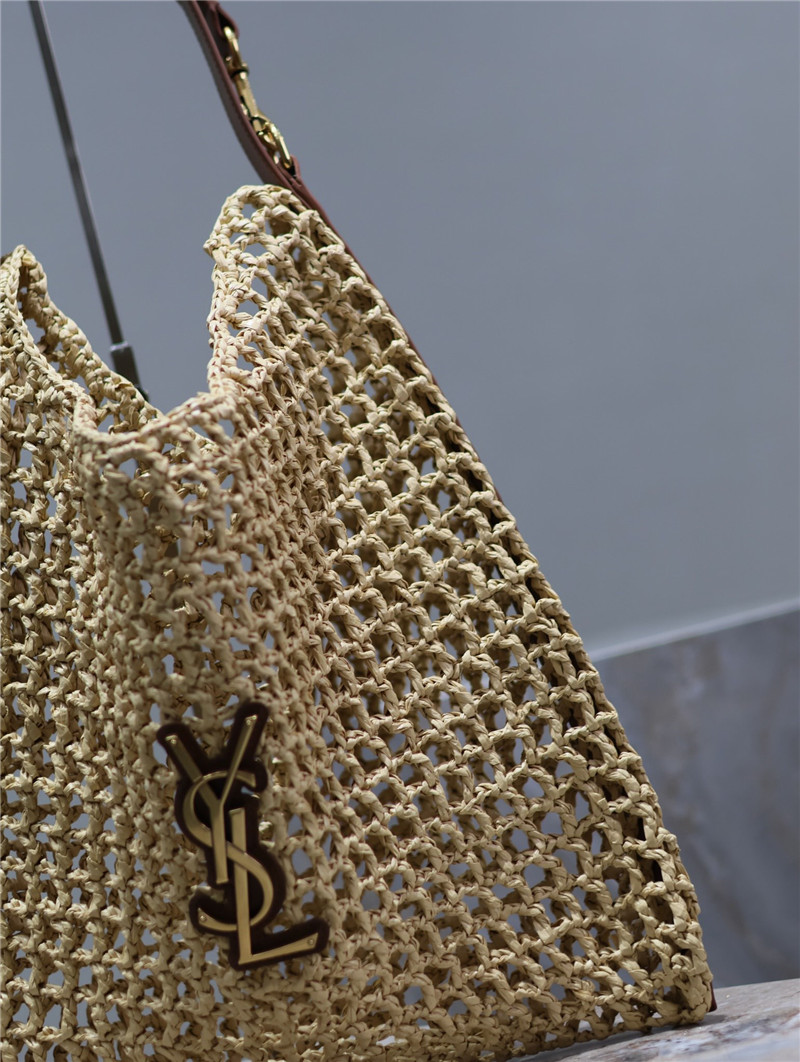 Y51 oxalis raffia shoulder bag