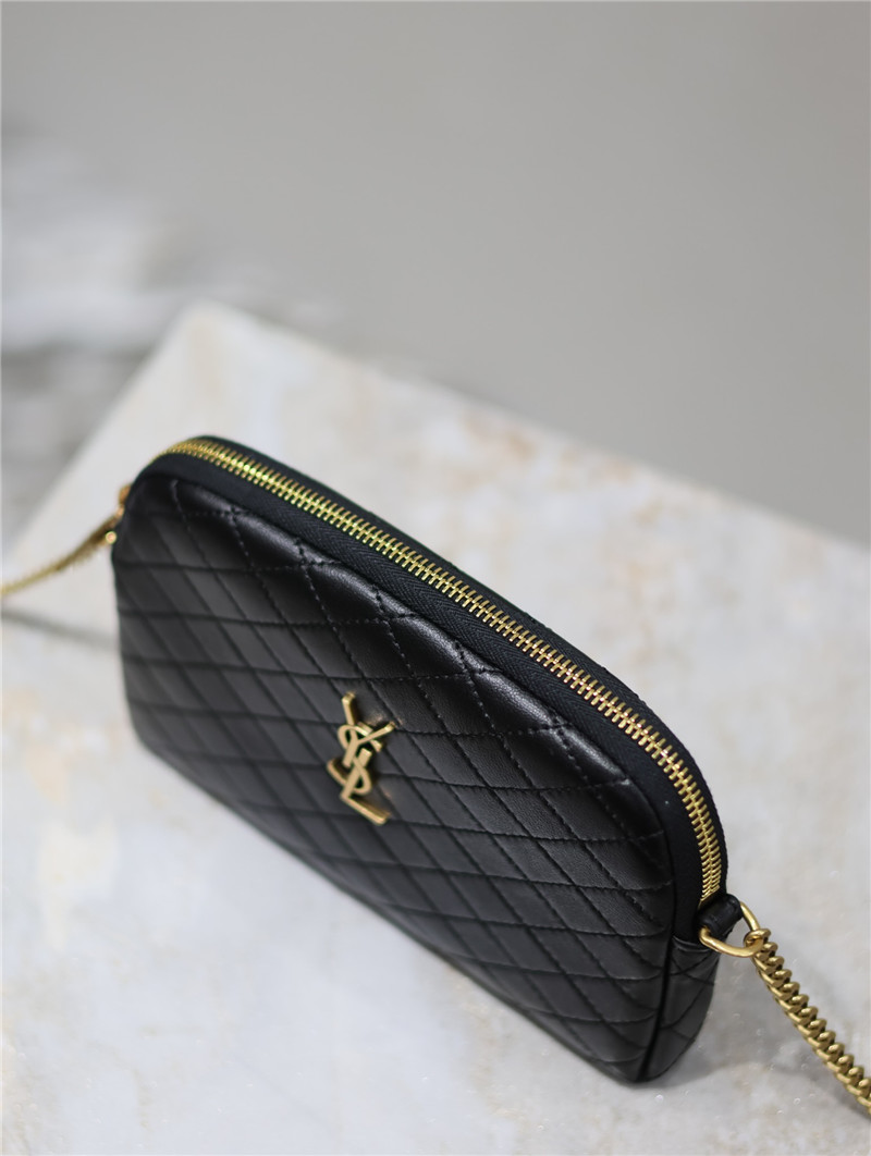 Sa1nt Lau*nt gaby zipped pouch in black