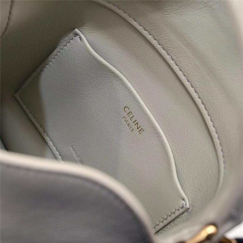 Ce1i*e mini bucket bag in beige