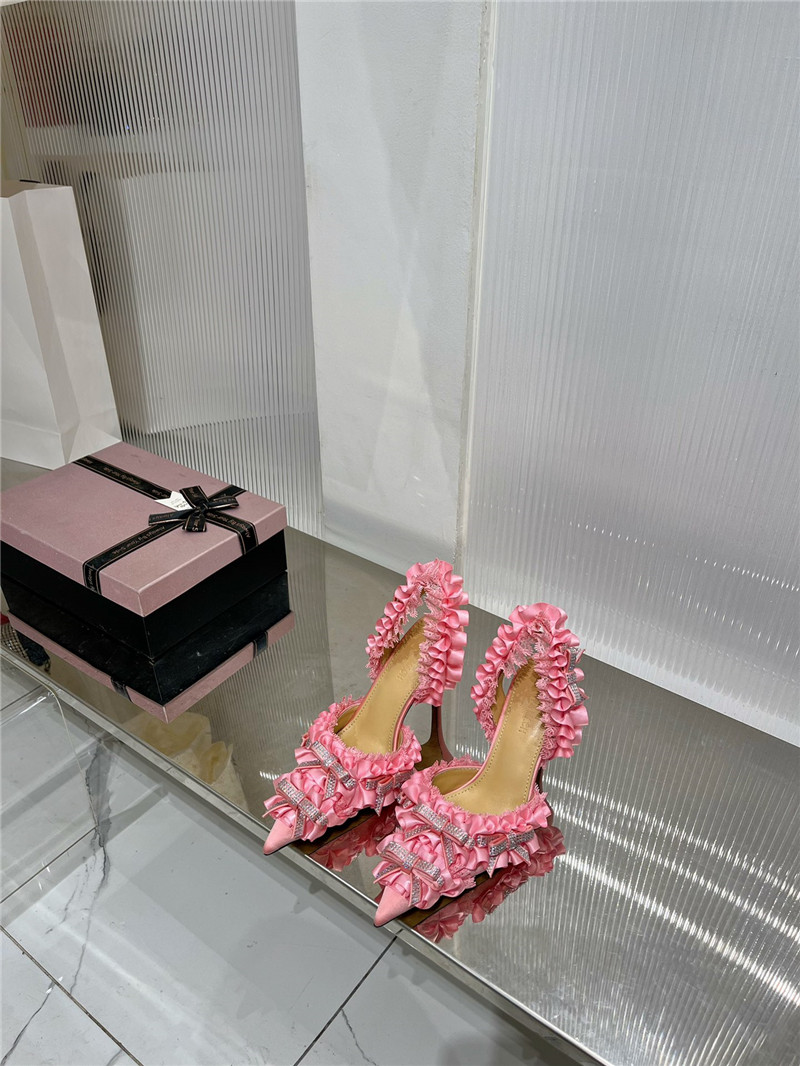 Mach & Mach Silk Slingback Pumps