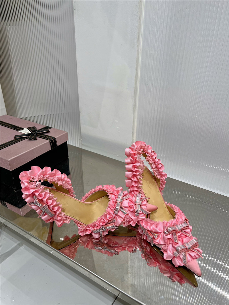 Mach & Mach Silk Slingback Pumps