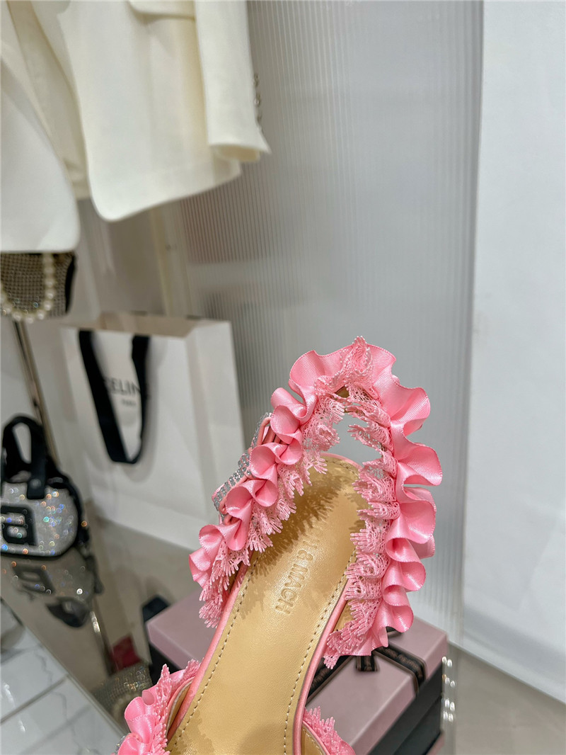 Mach & Mach Silk Slingback Pumps