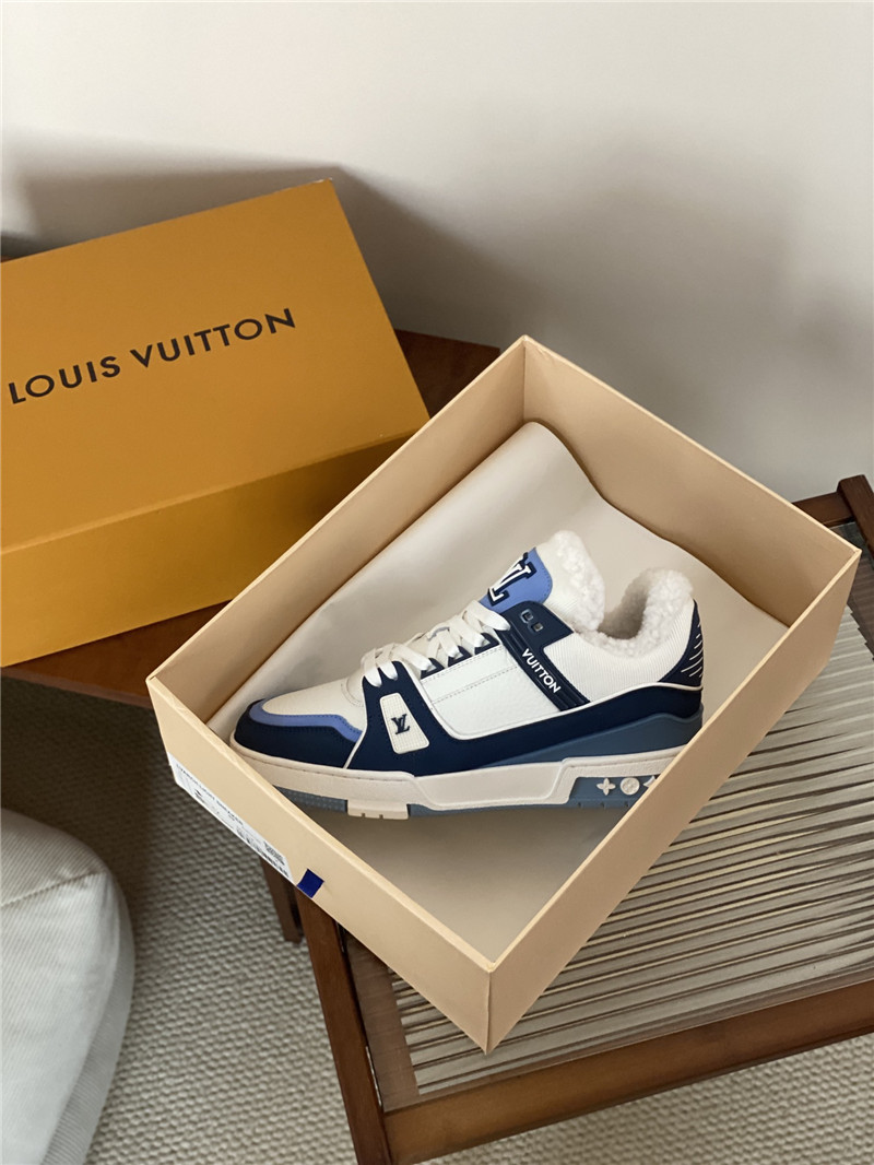 l0vis Vvtt0n lv trainer fur sneakers in blue