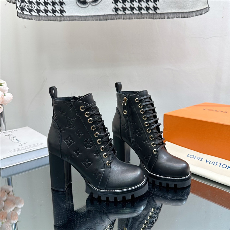 Louis Vuitton Star Trail Black Ankle Boots