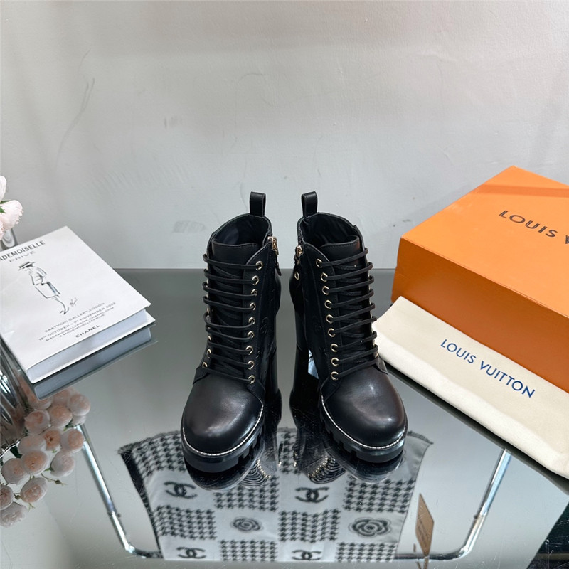 Louis Vuitton Star Trail Black Ankle Boots