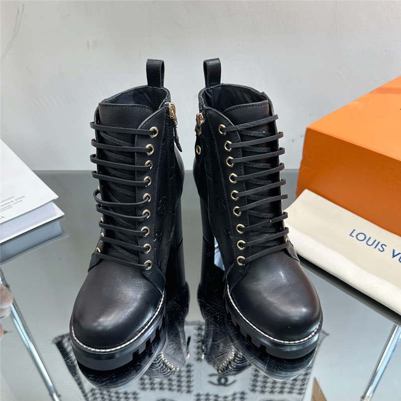 Louis Vuitton Star Trail Black Ankle Boots