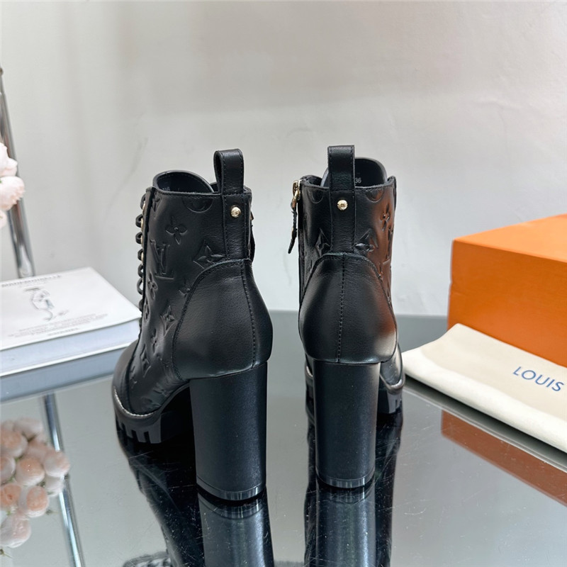 Louis Vuitton Star Trail Black Ankle Boots