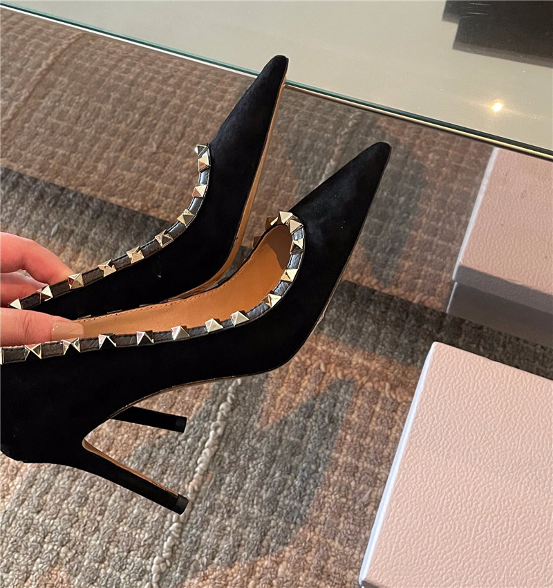valentino rivet elegant high heels