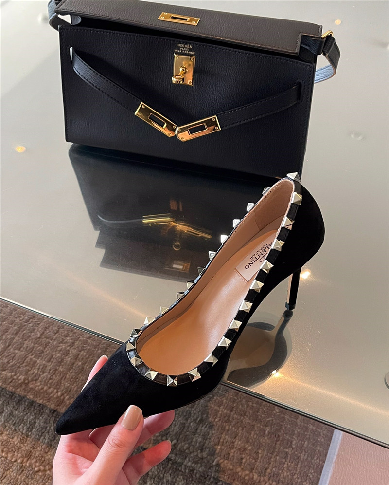 valentino rivet elegant high heels
