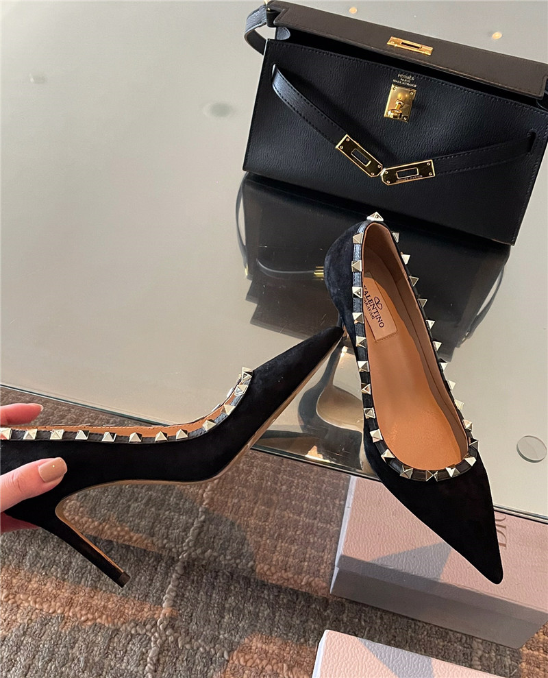 valentino rivet elegant high heels