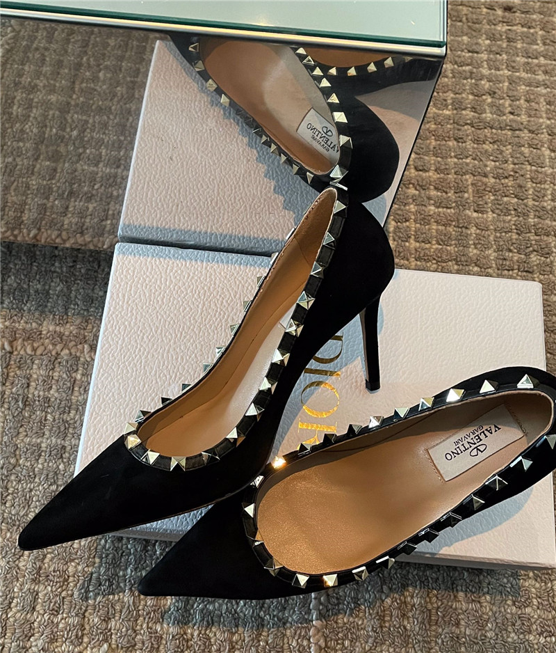 valentino rivet elegant high heels