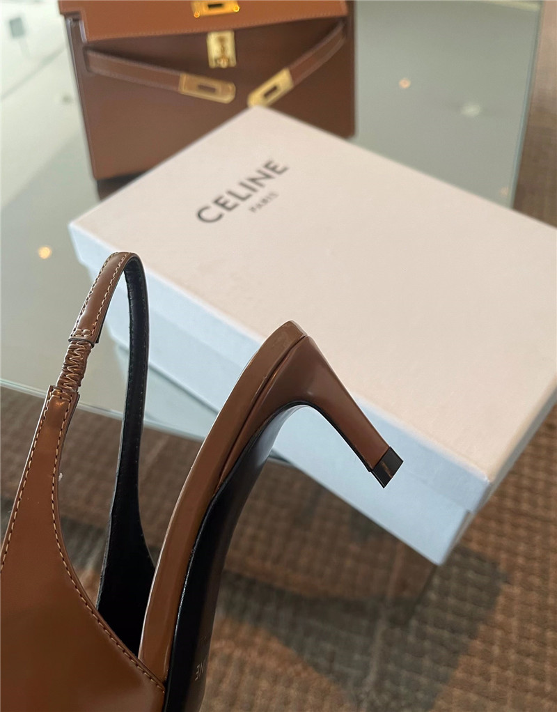 Celine Arc de Triomphe kitten heels