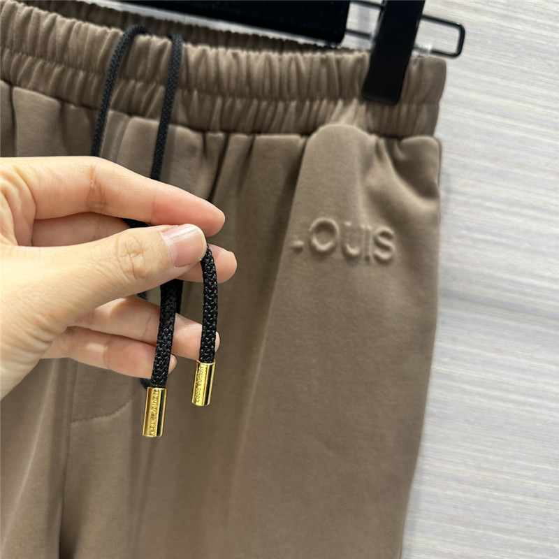 l0vis Vvtt0n lv hooded logo sports sweatshirt suit