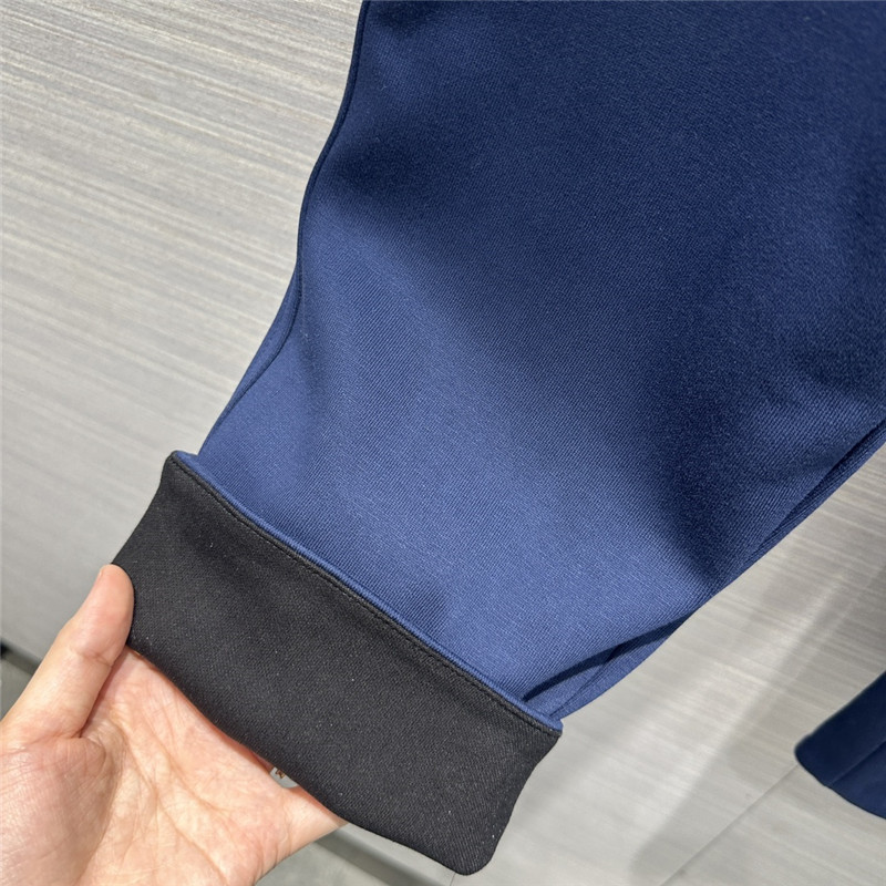 Louis Vuitton LV Blue Hooded Logo Sweatshirt Suit