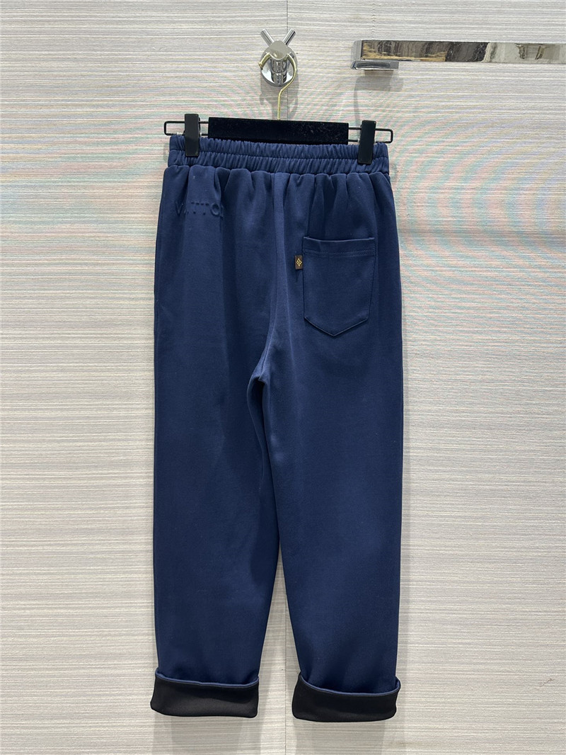 Louis Vuitton LV Blue Hooded Logo Sweatshirt Suit