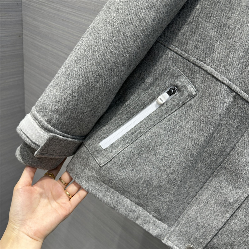 BC Dark Grey Wool Down Jacket