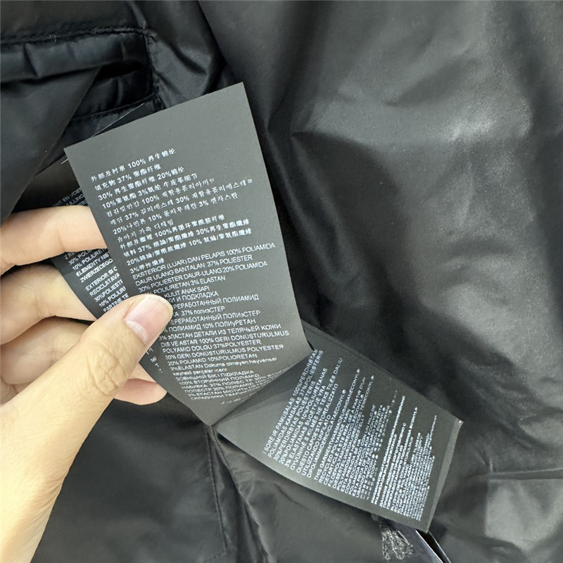 Pra*a regenerated nylon series large cotton jacket