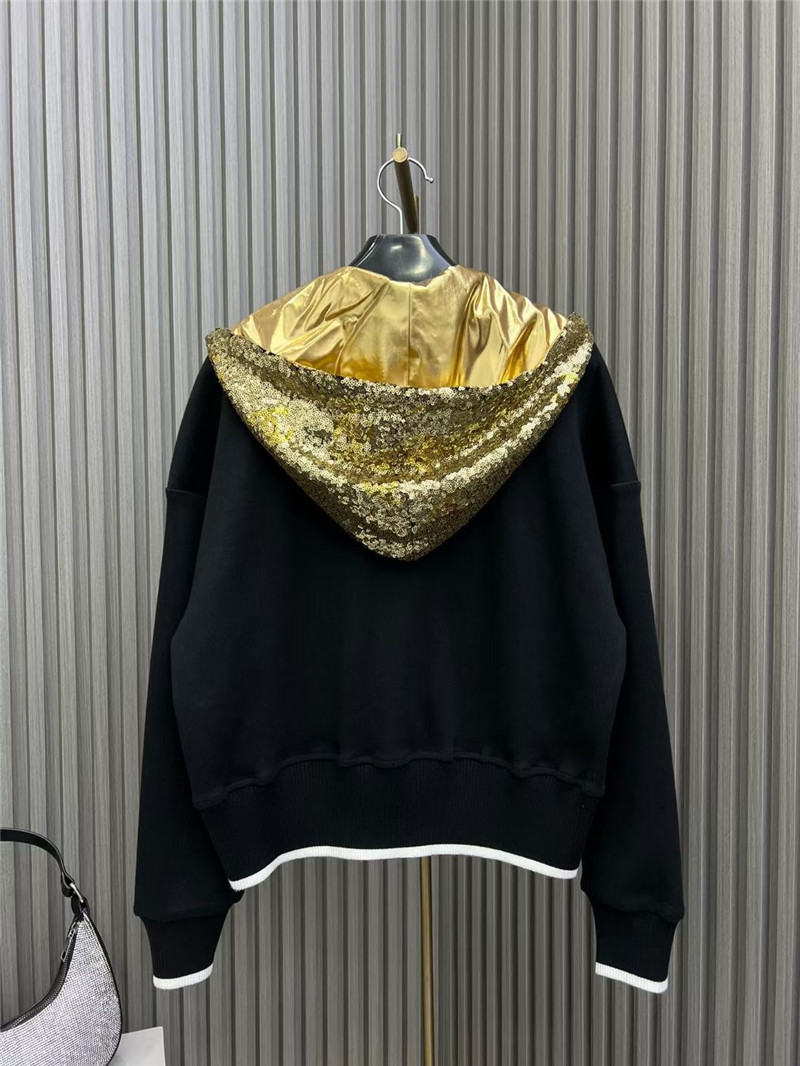 Ch**el handmade hooded knitted cardigan