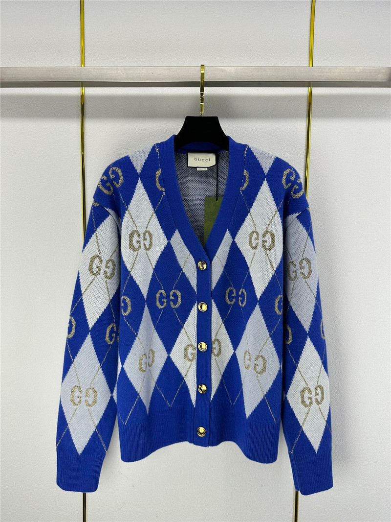 Gucci Gold Cardigan Sweater