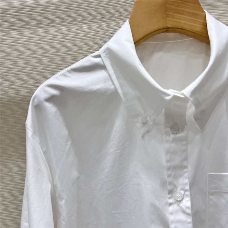 Givenchy new embroidered cotton shirt