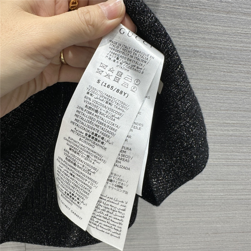 Gvc*1 starry silver silk special yarn knitted skirt