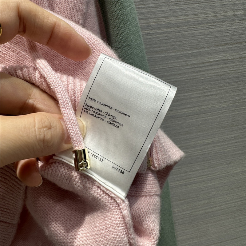 Gvc*1 hooded zipper cashmere mini jacket