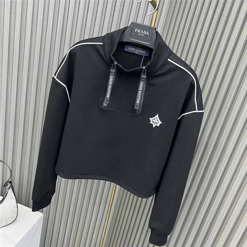 l0vis Vvtt0n lv zipper sweatshirt fashionable suit skirt