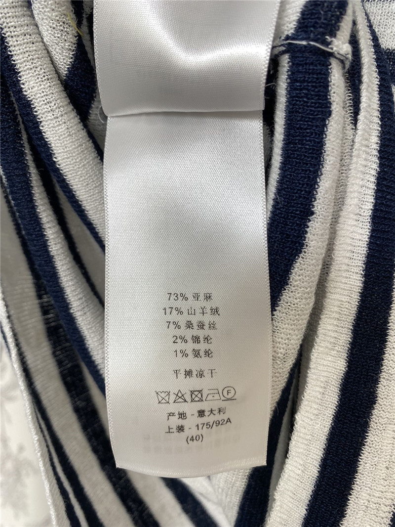 D10r new lucky star striped knitted long sleeves