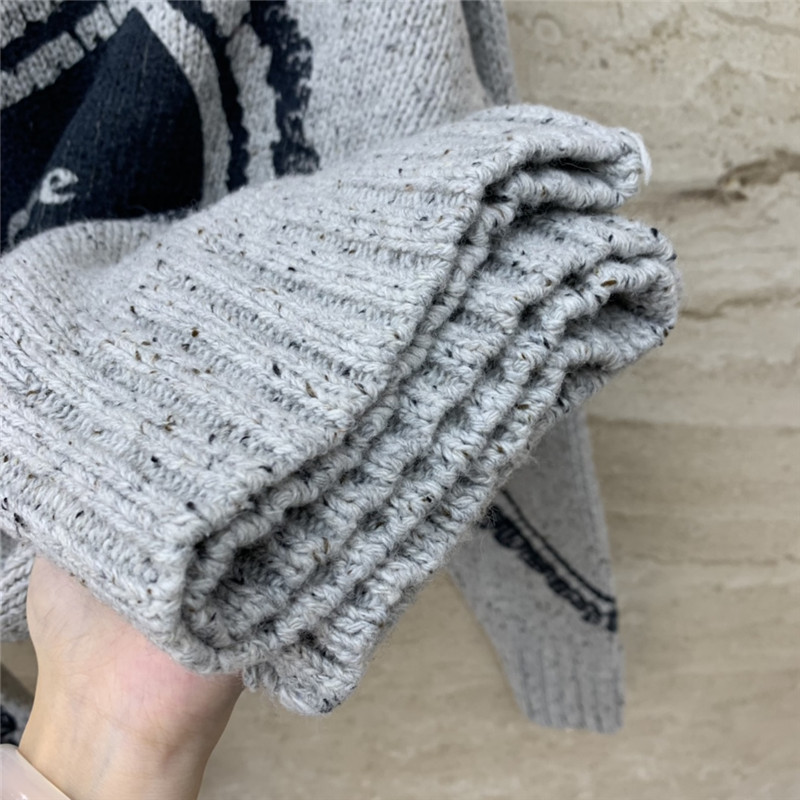 Acne Studios Vintage Jacquard Knit Sweater