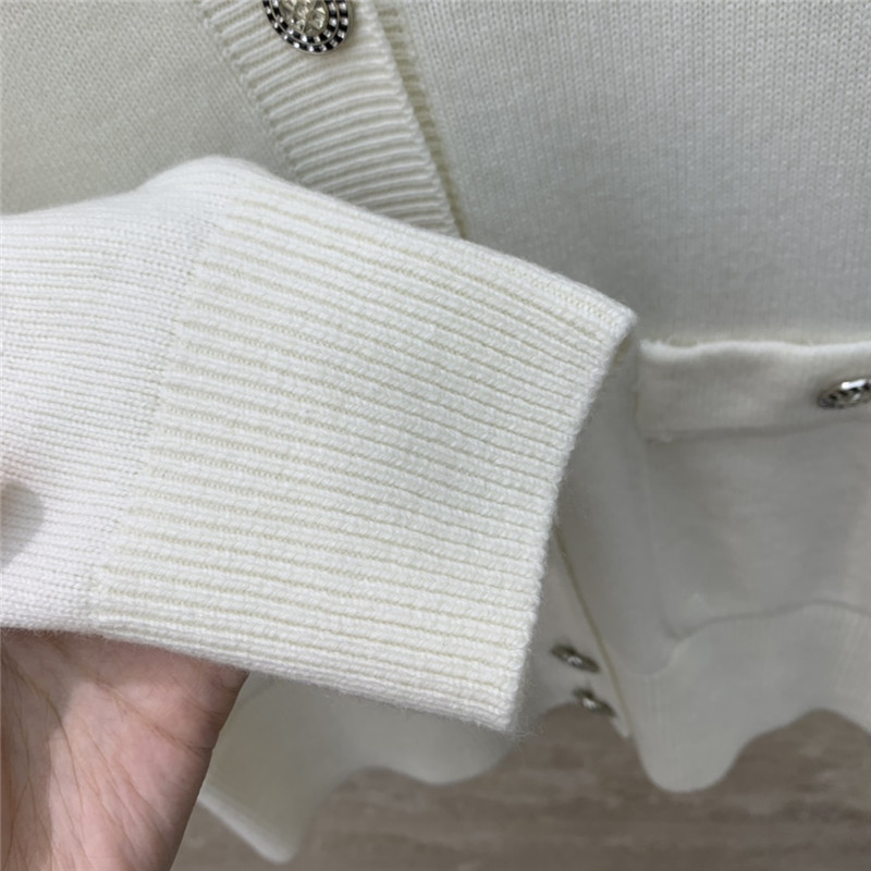 Ch**el sequin embroidered cardigan