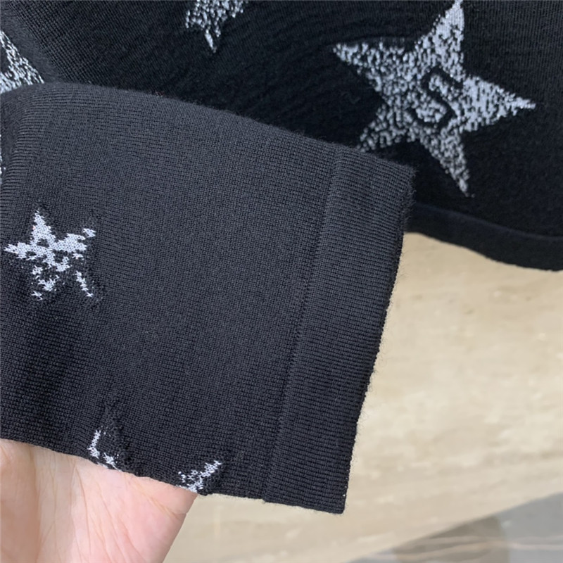 Ch**el wool turtleneck star sweater