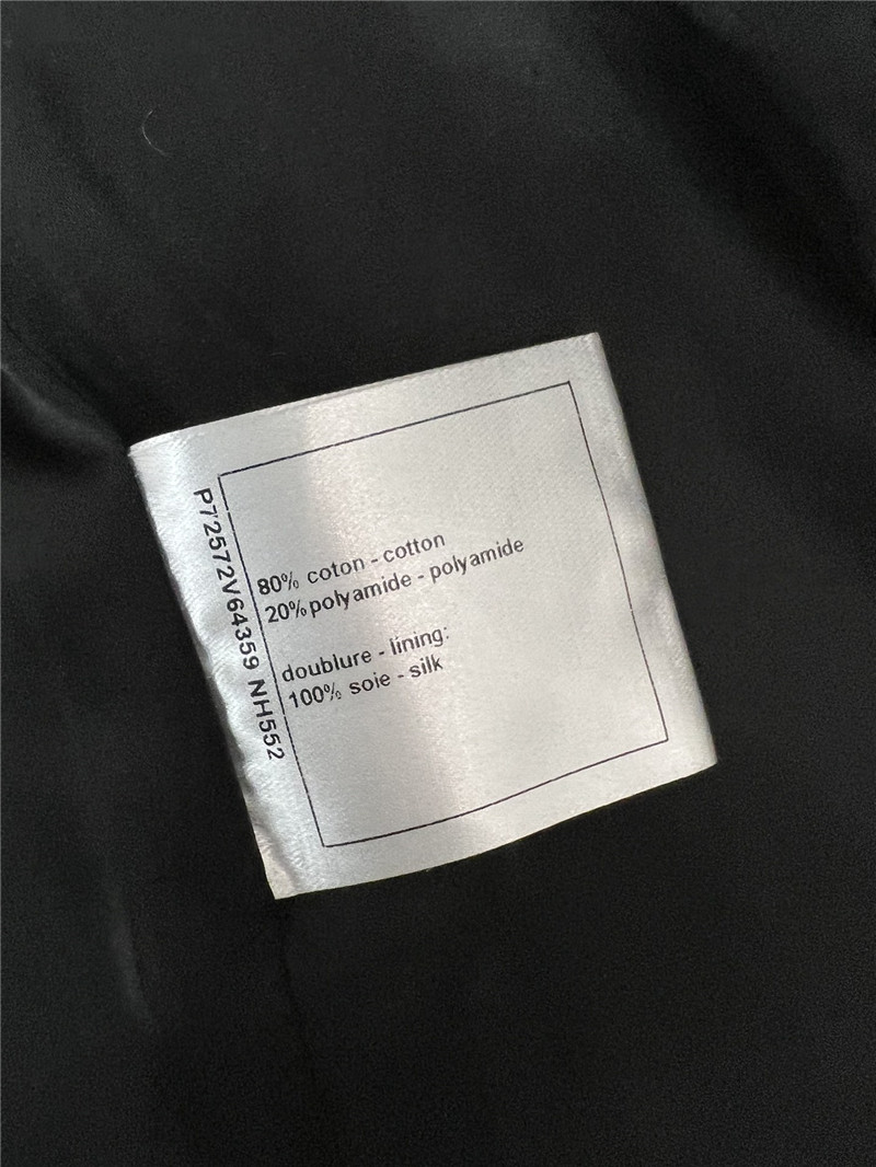 Ch**el v-neck houndstooth coat