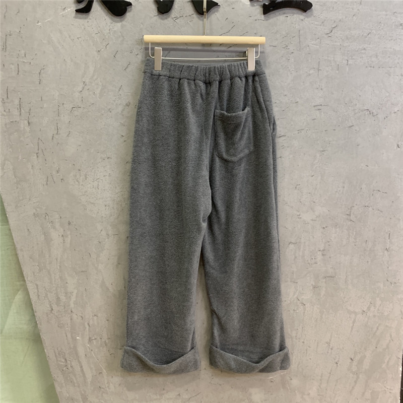 A1exa*der wang loose casual fleece cropped pants