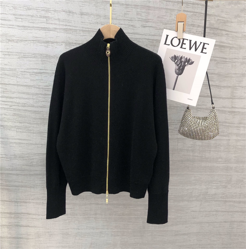 Louis Vuitton Zip Cashmere Cardigan in Navy