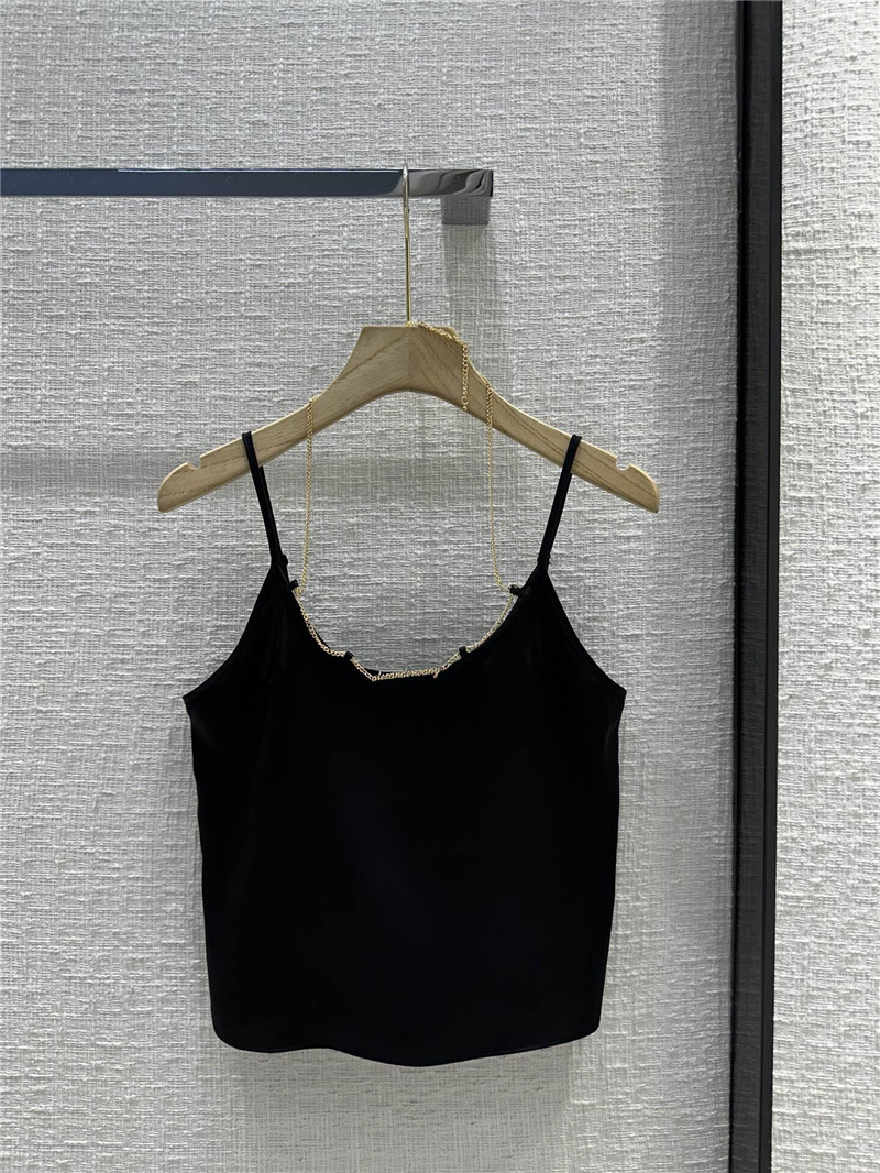 A1exa*der wang metal chain embellished acetate set